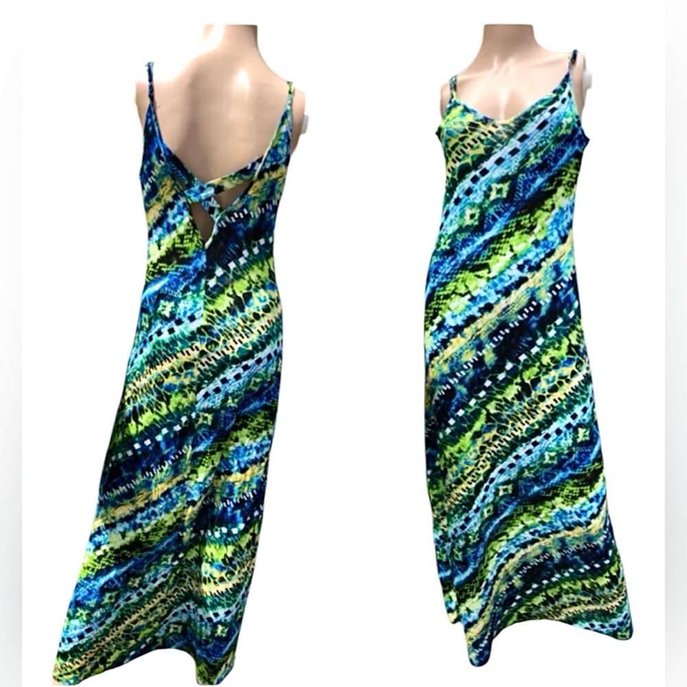 Rebellious One S Colorful Strappy Maxidress! NEW!